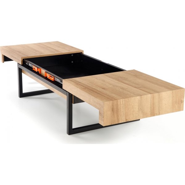 Table basse Ready 110x 60 cm - Chêne/noir Table basse Ready 110x 60 cm - Chêne/noir