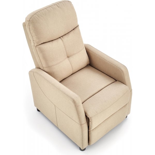 Fauteuil inclinable Gunvor en tissu beige Fauteuil inclinable Gunvor en tissu beige