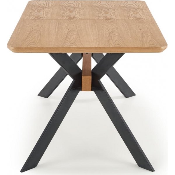 Table  manger Bermuda 160-220 cm - Chne/noir