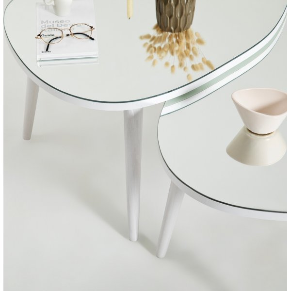 Table Gusto 75 x 55 cm - Blanc Table Gusto 75 x 55 cm - Blanc