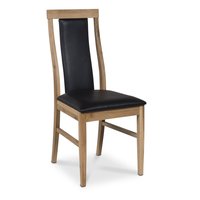 Jasmine Royal stol - Oljad ek / PU Jasmine Royal stol - Oljad ek / PU