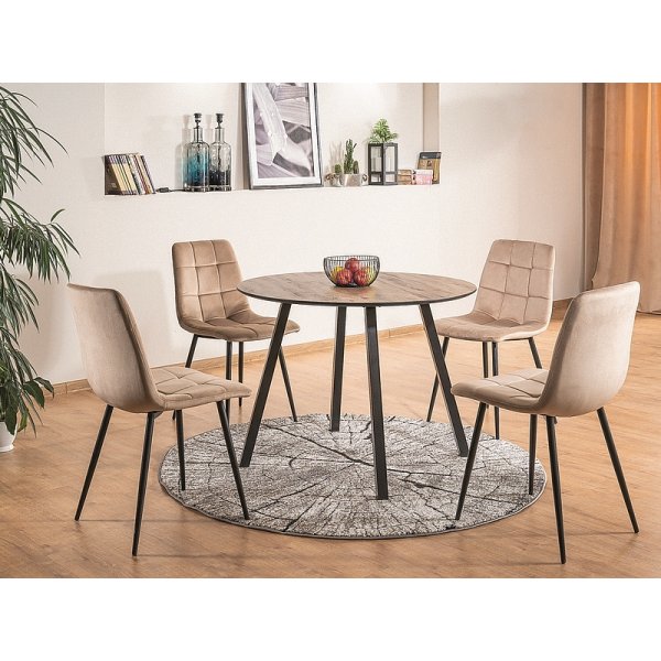 Oakland runt matbord i valnöt Ø100 cm Oakland runt matbord i valnöt Ø100 cm