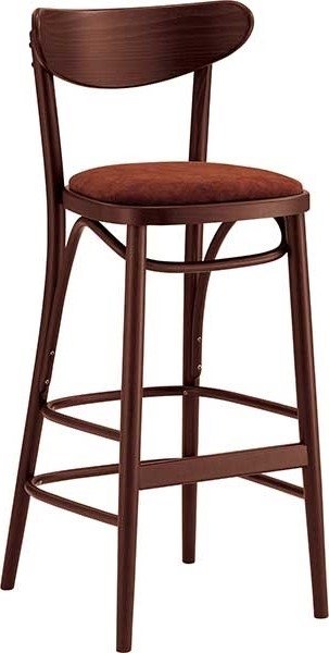 Tabouret de bar Platano - Couleur optionnelle du cadre et du revtement