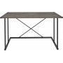 Adelaide skrivbord 114 x 60 cm - Svart/mrkgr