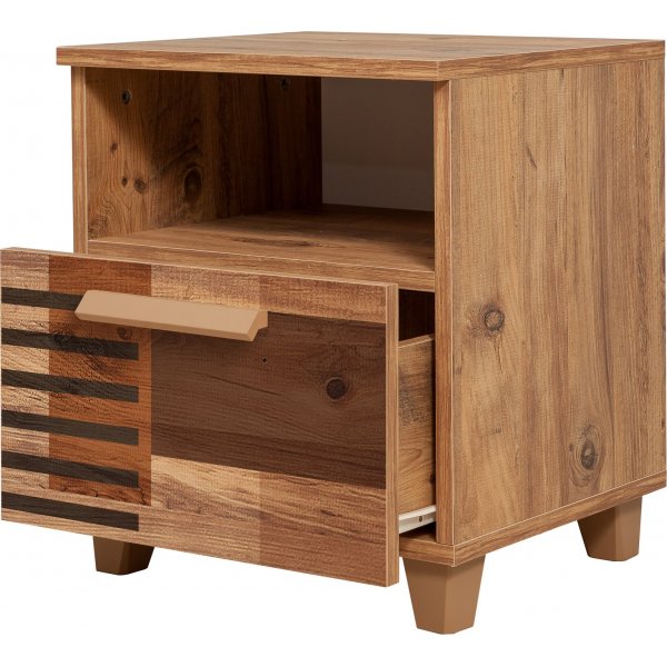 Leva Colorblock sngbord - Furu