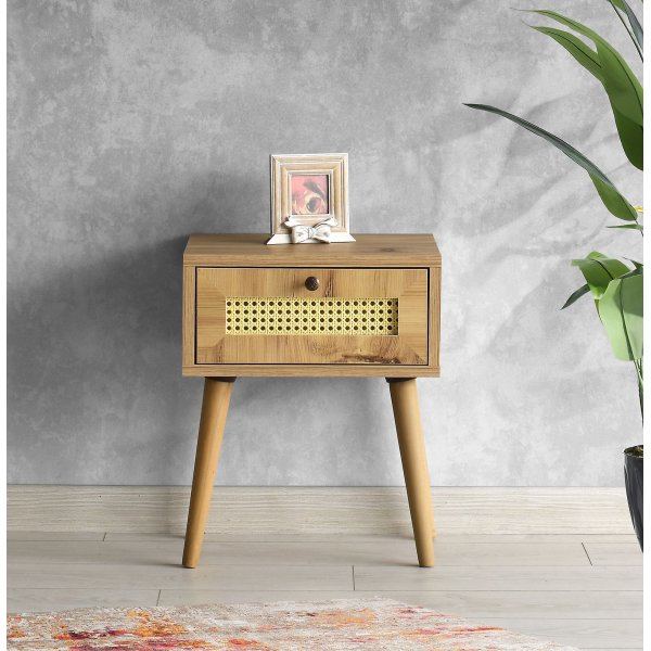 Euromos nachtkastje - Eiken