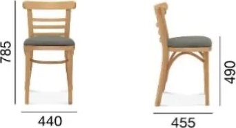 Chaise de salle à manger Max - Couleur optionnelle du cadre et du rembourrage Chaise de salle à manger Max - Couleur optionnelle du cadre et du rembourrage