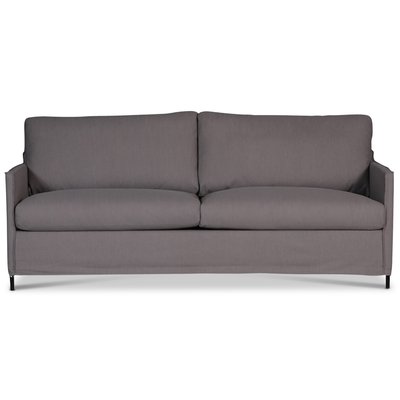 Depart 3-sits soffa med avtagbar kldsel - Grbrun (Linnetyg)