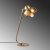 Bergamo bordslampa - Guld