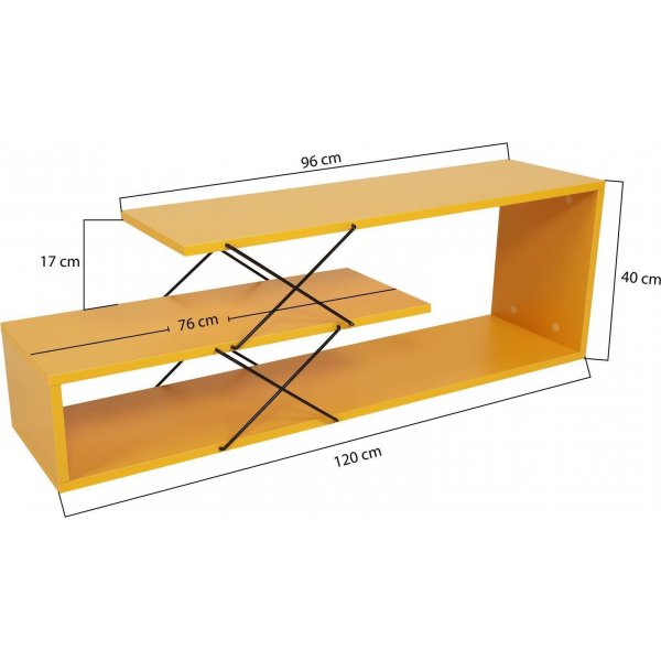 Banc multimdia Zigzag - Jaune
