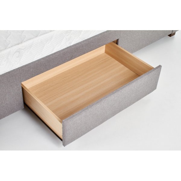Arijana 140x200 cm grijs bedframe met opbergruimte