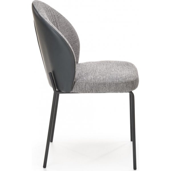 Chaise de salle à manger Cadeira 471 - Gris/noir Chaise de salle à manger Cadeira 471 - Gris/noir