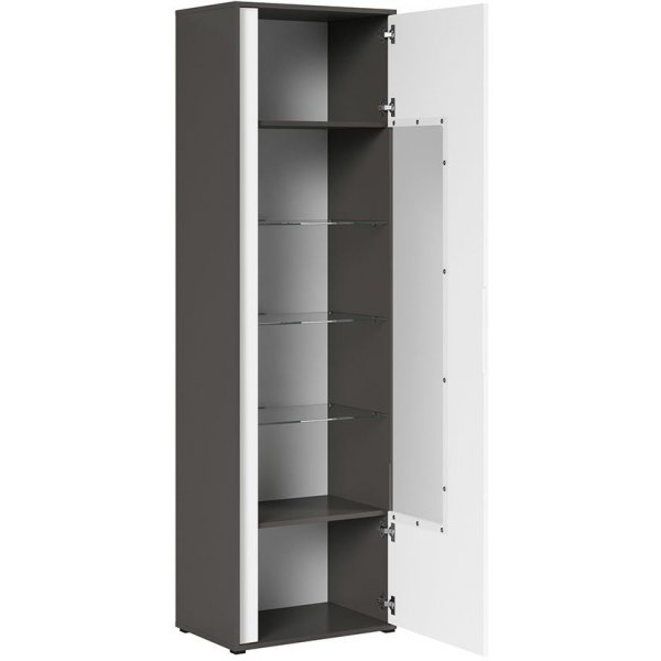 Link skåp - Grå/vit högglans Link skåp - Grå/vit högglans
