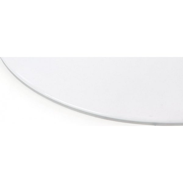 Denver ronde eettafel 80 cm - Wit marmerfineer