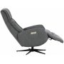 Marbck lyx reclinerftlj (2 el-motorer) inbyggt fotstd - Ljusgrtt tyg