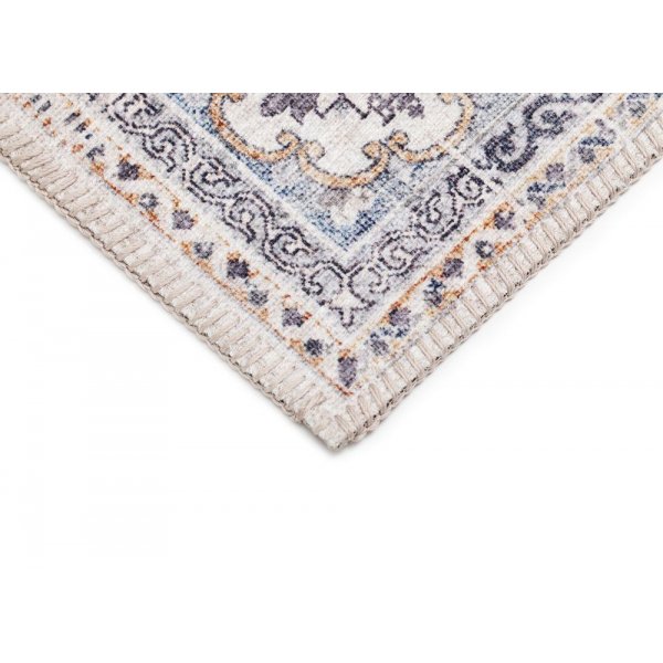 Maskinv�vd matta Cleo Keshan - Bl�/Guld