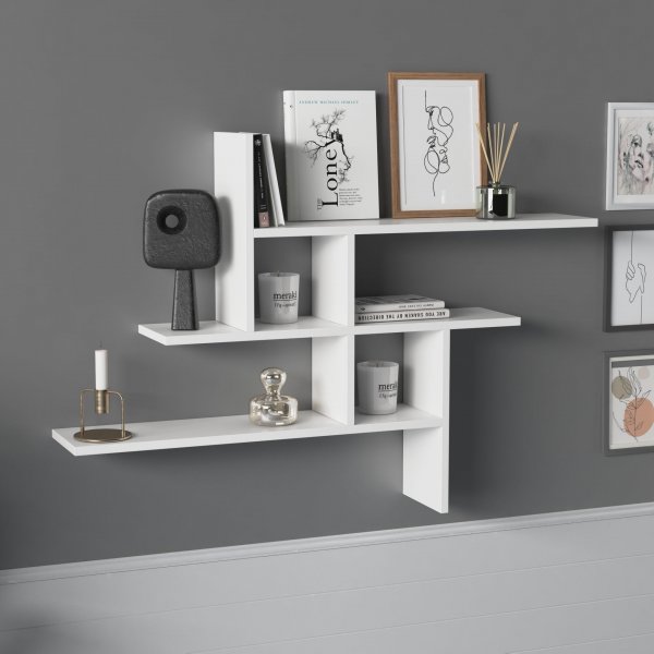 Gero vägghylla - Vit Gero vägghylla - Vit