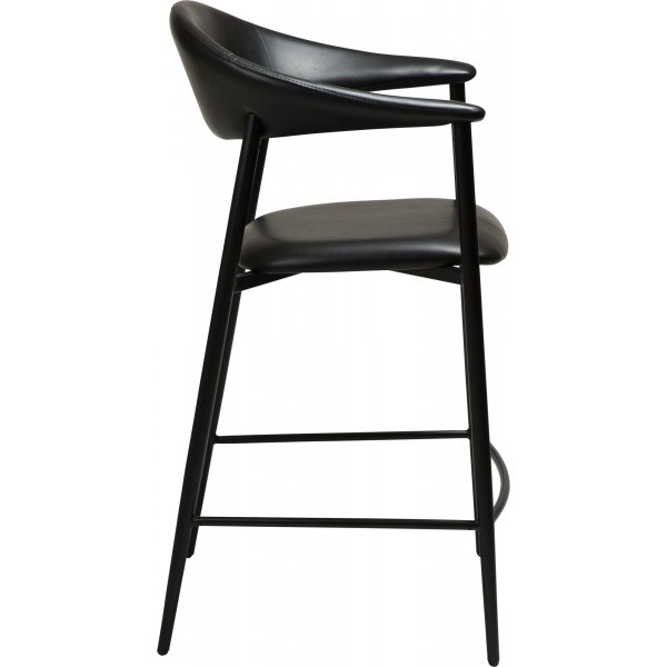 Chaise de comptoir Rover - PU noir Chaise de comptoir Rover - PU noir