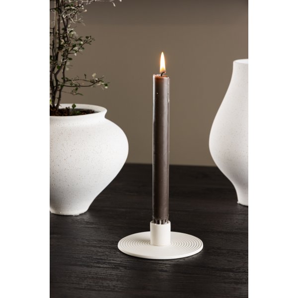 Dian ljusstake 12 x 4 cm - Vit