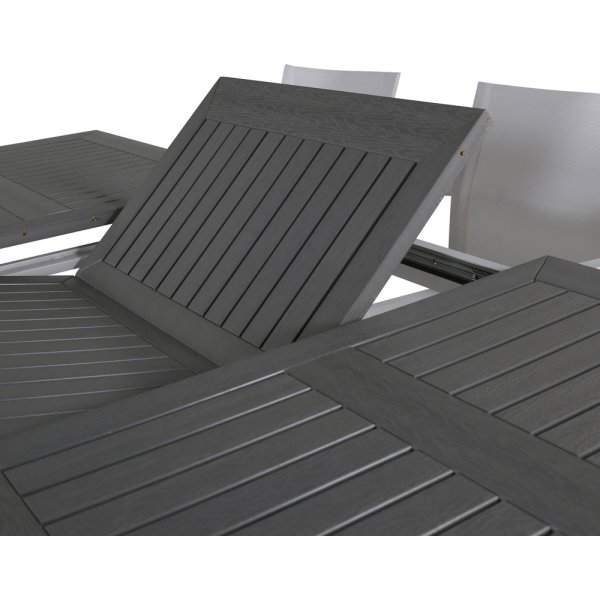 Albany utematgrupp med 6 st Albany stolar - Grå/Vit Albany utematgrupp med 6 st Albany stolar - Grå/Vit