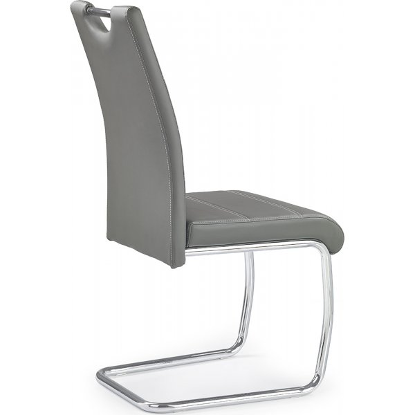 Chaise John - Gris/chrome