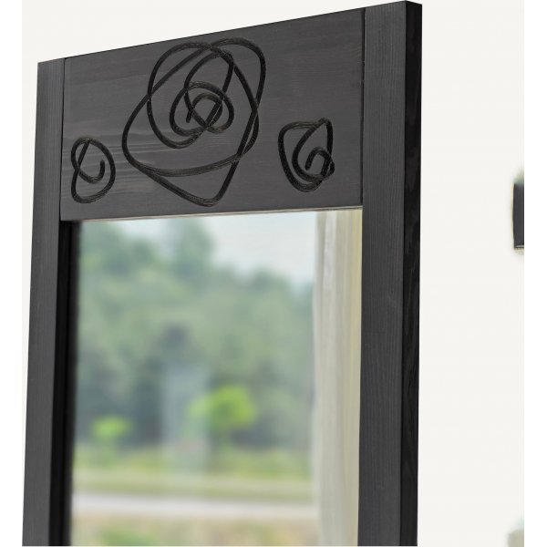 Miroir Rose - Anthracite