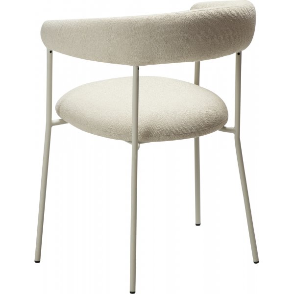 Plenti karmstol - Vit boucl/cashmere