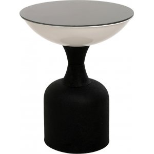 Table d'appoint Chalice 46 cm - Noir/blanc