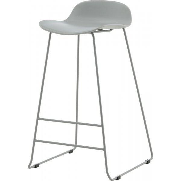 Tabouret de bar Cool - Plastique gris Tabouret de bar Cool - Plastique gris