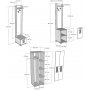 Asimo kleerhanger 130 x 44,6 x 183 cm - Wit