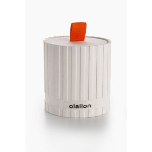 Bougie parfume Sutun - Blanc/orange