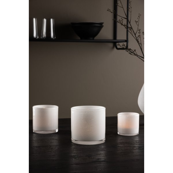 Lanterne Glora 12 cm - Blanc