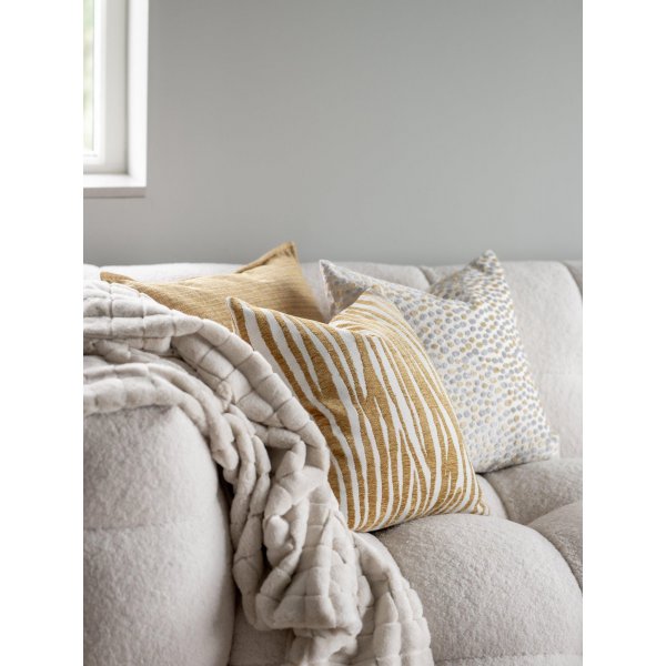 Smith kuddfodral 50 x 50 cm - Varmgul Smith kuddfodral 50 x 50 cm - Varmgul