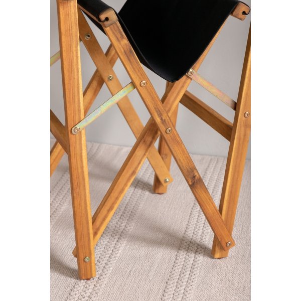 Chaise de salle  manger Marion - Noir/Naturel