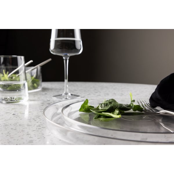 Shine assiett Ø21 cm - Klarglas Shine assiett Ø21 cm - Klarglas
