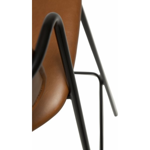 Tabouret de bar Zed - PU marron Tabouret de bar Zed - PU marron