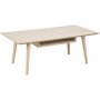 Century soffbord 115 x 60 cm - Vitpigmenterad ek