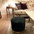 Kundbild Furry sittpuff - Grön / Mässing: Snygg design, ser riktigt exklusiv...