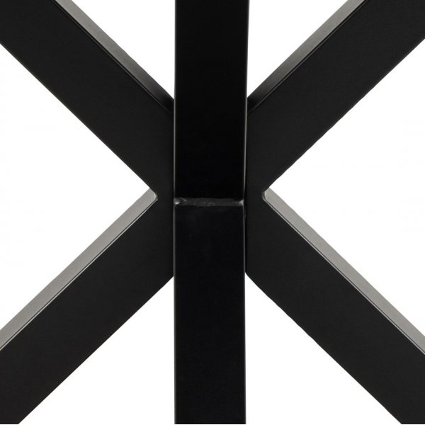 Heaven matbord Ø119 cm - Grå/matt svart Heaven matbord Ø119 cm - Grå/matt svart