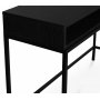 Stilo V.2 Skrivbord med lda 120 cm svartbetsad ek