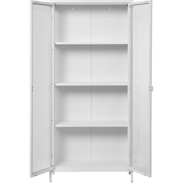 Vitrine Brisbane 80x35x175 cm - Blanc Vitrine Brisbane 80x35x175 cm - Blanc
