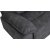 Canap inclinable 3 places Coventry avec mcanisme lectrique - Microfibre grise