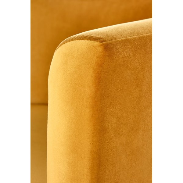 Fauteuil Seal - Velours jaune Fauteuil Seal - Velours jaune