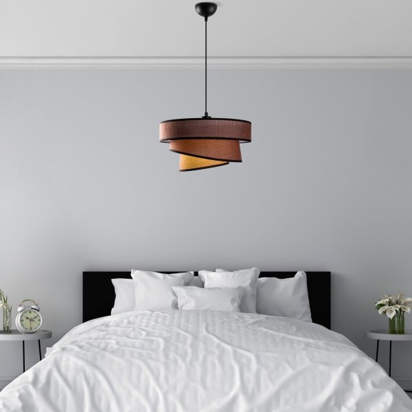 Stage taklampa 40 cm - Mrkbrun