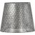 Mia mnstrad metall lampskrm - Antiksilver - 17 cm