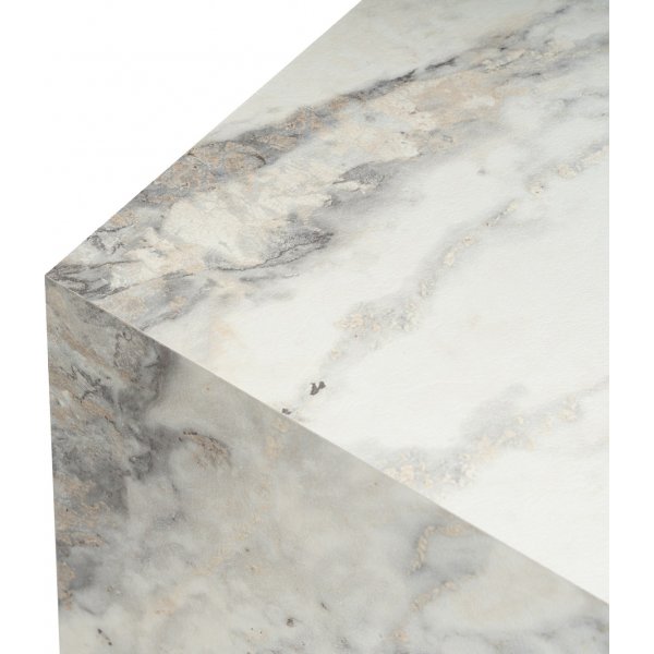 Ensemble de tables d\\\'appoint Cubo - Marbre blanc Ensemble de tables d\\\'appoint Cubo - Marbre blanc