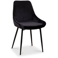 Theo stol - Svart sammet Theo stol - Svart sammet