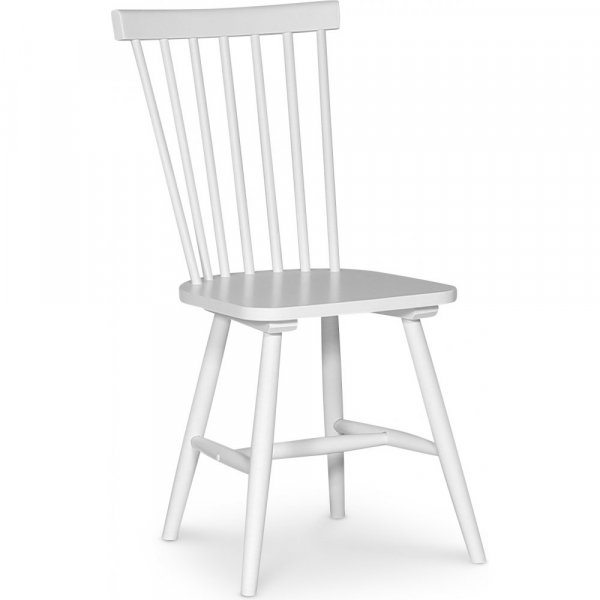 Matgrupp: Dalars runt matbord vit / oljad ek inklusive 4 st Karl pinnstolar + 4.00 x Stolsdyna