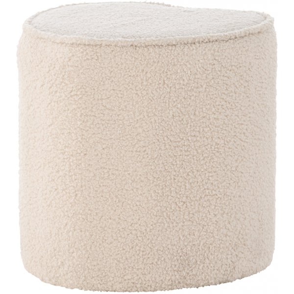 Pouf Coeur - Teddy beige