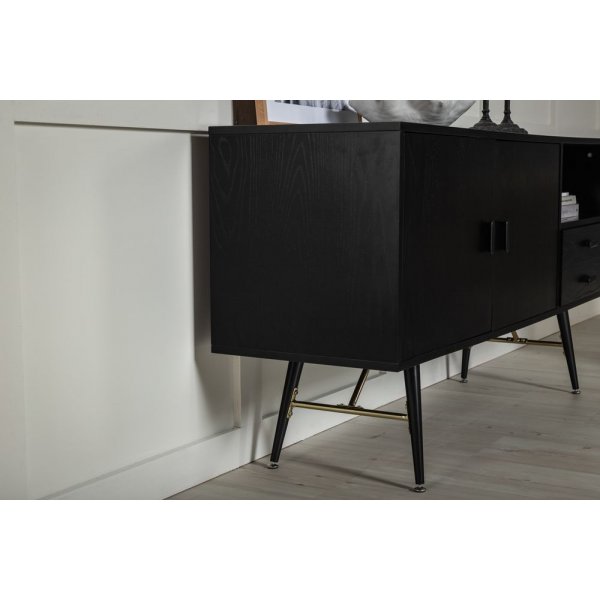 Ansmark sideboard - Svart/mässing Ansmark sideboard - Svart/mässing